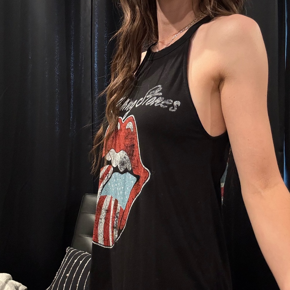 The Rolling Stones Women's Black Tank Top - Picture 2 of 5